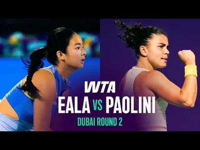 Alexandra Eala bat Jasmine Paolini à Dubaï 2026 – 2e tour