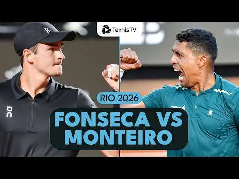 Fonseca bat Monteiro à Rio 2026 – Premier tour