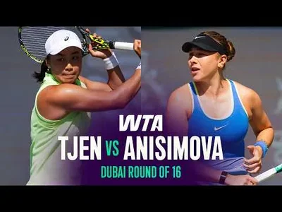 Anisimova bat Tjen à Dubaï 2026 – 3e tour