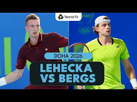 Lehecka bat Bergs à Doha 2026 – 2e tour