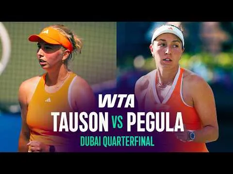 Pegula bat Tauson à Dubaï 2026 – Quart de finale