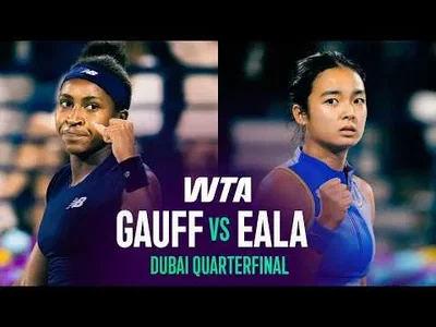Gauff bat Eala à Dubaï 2026 – Quart de finale