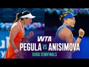 Jessica Pegula Nganggo Amanda Anisimova ing Dubai 2026 – Semifinal