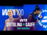 Elina Svitolina Ngalehke Cori Gauff ing Dubai 2026 – Semifinal