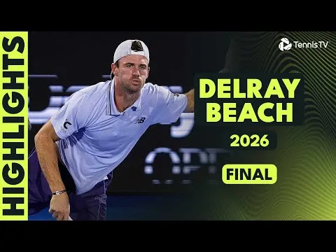 Korda bat Paul à l'Open de Delray Beach 2026 – Finale