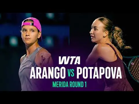Arango bat Potapova à Mérida 2026 – 1er tour