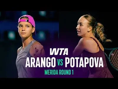 Arango bat Potapova à Mérida 2026 – 1er tour