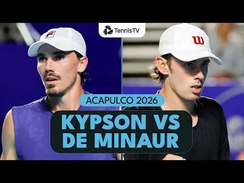 Kypson bat De Minaur à Acapulco 2026 – 1er tour