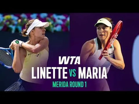 Magda Linette bat Tatjana Maria à Merida 2026 – Premier tour