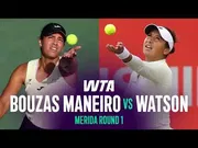 Bouzas Maneiro derrota Watson no Mérida 2026 – 1.ª ronda