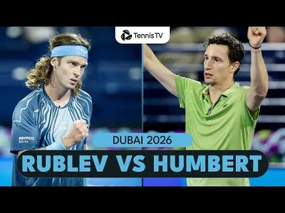 Rublev bat Humbert à Dubaï 2026 – 2e tour