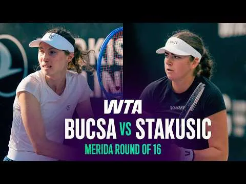 Bucsa bat Stakusic à Merida 2026 – Deuxième tour