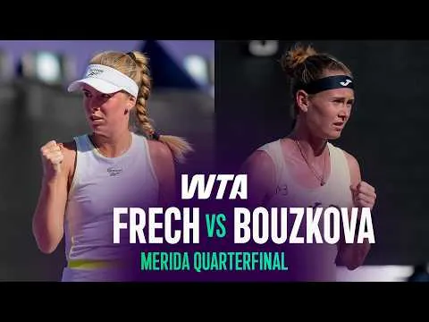 Magdalena Frech bat Marie Bouzkova à l'Open de Merida 2026 – Quart de finale