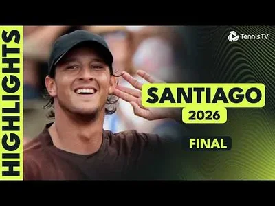 Luciano Darderi bat Yannick Hanfmann à Santiago 2026 – Finale
