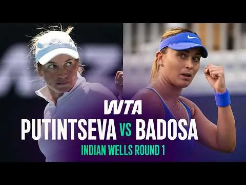 Putintseva bat Badosa à Indian Wells 2026 – 1er tour