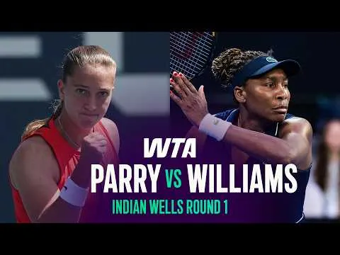 Parry bat Williams à Indian Wells 2026 – Premier tour