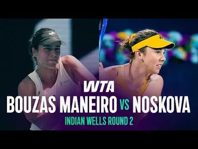 Linda Noskova bat Jessica Bouzas Maneiro à Indian Wells 2026 – Deuxième tour