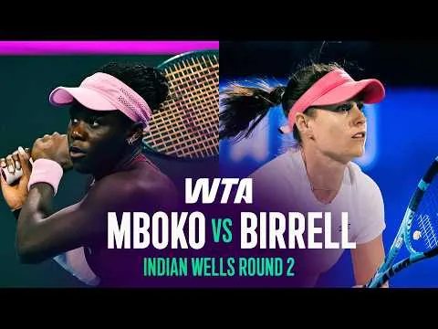 Mboko bat Birrell à Indian Wells 2026 – 2e tour