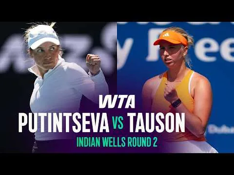 Tauson bat Putintseva à Indian Wells 2026 – 2e tour