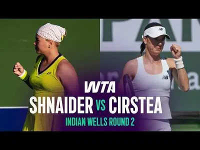 Cîrstea bat Shnaider à Indian Wells 2026 – 2e tour