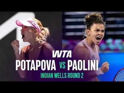 Paolini bat Potapova à Indian Wells 2026 – Deuxième tour