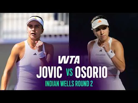 Camila Osorio bat Iva Jovic à Indian Wells 2026 – Deuxième tour