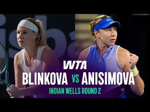 Anisimova bat Blinkova à Indian Wells 2026 – 2e tour