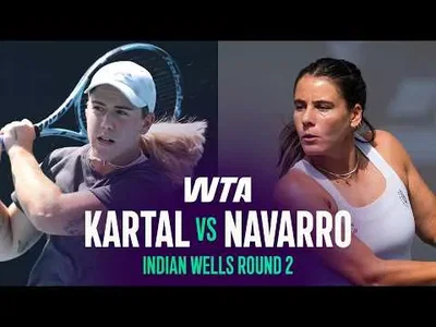 Kartal bat Navarro à Indian Wells 2026 – 2e tour