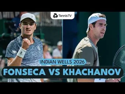 Fonseca bat Khachanov à Indian Wells 2026 – 2e tour