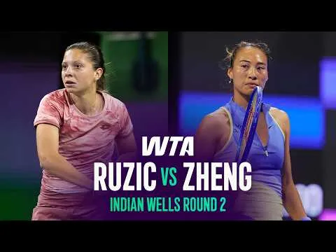 Antonia Ruzic bat Qinwen Zheng à Indian Wells 2026 – 2e tour