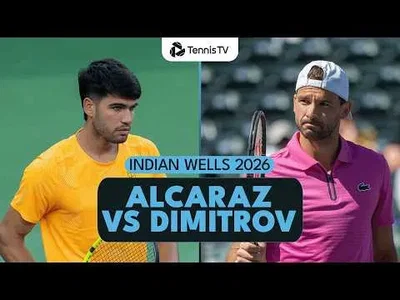 Carlos Alcaraz bat Grigor Dimitrov à Indian Wells 2026 – 2e tour