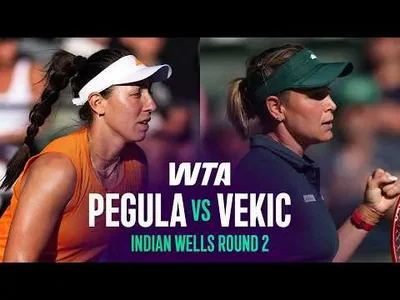 Pegula bat Vekic à Indian Wells 2026 – Deuxième tour