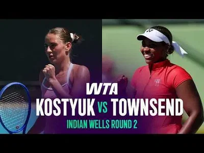 Kostyuk bat Townsend à Indian Wells 2026 – 2e tour