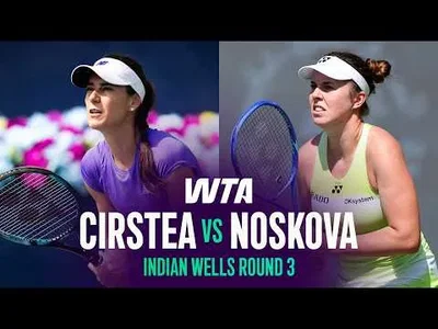 Linda Noskova bat Sorana Cirstea à Indian Wells 2026 – 3e tour