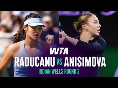 Amanda Anisimova bat Emma Raducanu à Indian Wells 2026 – 3e tour