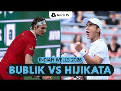Rinky Hijikata bat Alexander Bublik à Indian Wells 2026 – 3e tour