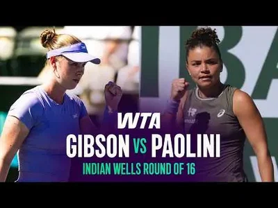 Gibson bat Paolini à Indian Wells 2026 – Huitième de finale