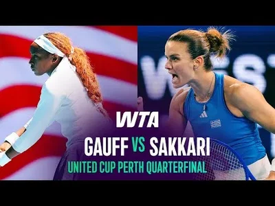 Gauff Écrase Sakkari : Les Demi-Finales de l'United Cup en Vue Après une Démonstration Dominante sur Dur