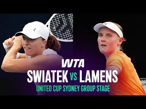 Coupe United : Swiatek passe la surmultipliée pour écraser Lamens dans un cours magistral à Sydney