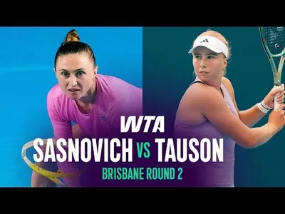Choc à Brisbane : Sasnovich démolit la star du top 15 Tauson dans un renversement dominant au 2e tour