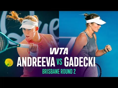 Mirra Andreeva bat Olivia Gadecki au Brisbane International 2026 – 2e tour