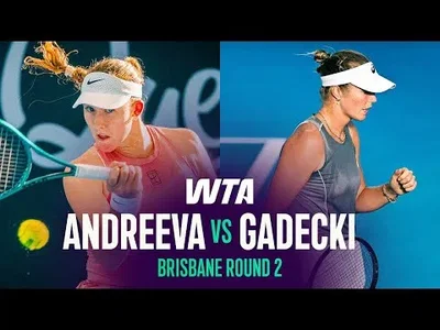 Mirra Andreeva bat Olivia Gadecki au Brisbane International 2026 – 2e tour