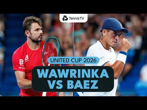 Sebastian Baez bat Stan Wawrinka à l'United Cup 2026 – Quart de finale