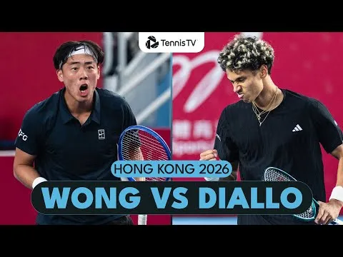 Coleman Wong bat Gabriel Diallo à Hong Kong 2026 – deuxième tour