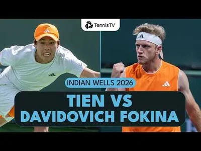 Learner Tien bat Alejandro Davidovich Fokina à Indian Wells 2026 – Huitième de finale
