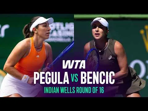 Pegula bat Bencic à Indian Wells 2026 – Huitième de finale