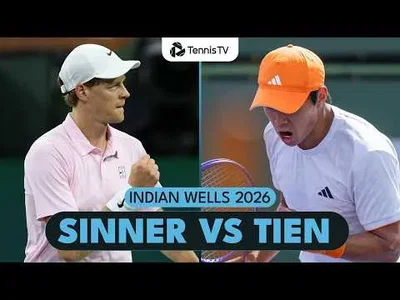 Sinner domine Tien à Indian Wells 2026 – Quart de finale