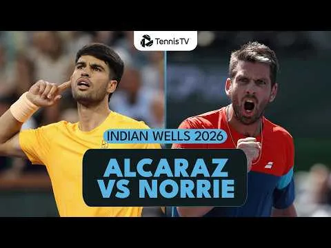 Alcaraz écarte Norrie à Indian Wells 2026 – Quart de finale