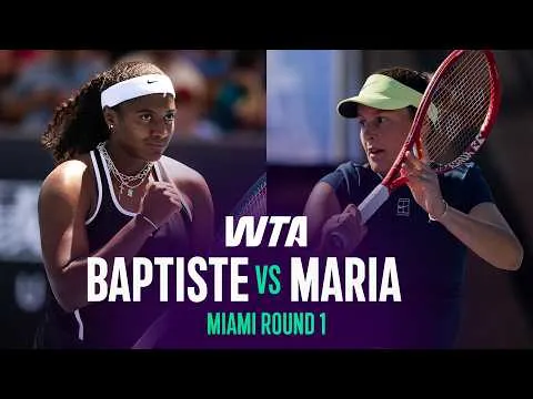 Hailey Baptiste bat Tatjana Maria au Miami Open 2026 – Premier tour