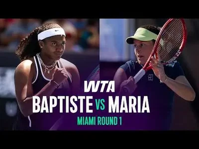 Hailey Baptiste bat Tatjana Maria au Miami Open 2026 – Premier tour